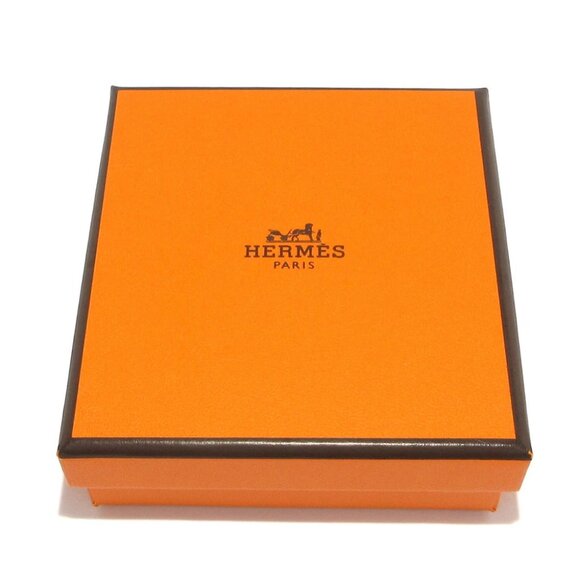 Auth HERMES Mini Mayon - Rose Gold Cream Hardware G* 0* 7* None Earrings - Picture 4 of 7